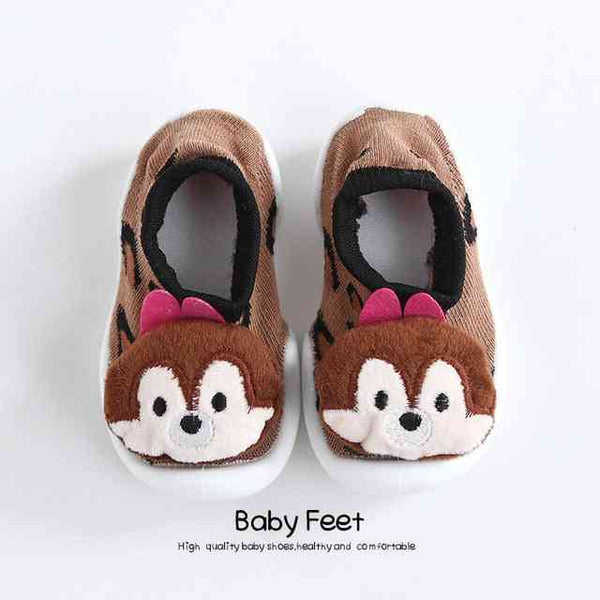 baby-doll-sock-shoes-brown-munchkin Grookz Shoes - Sophia's Style-1